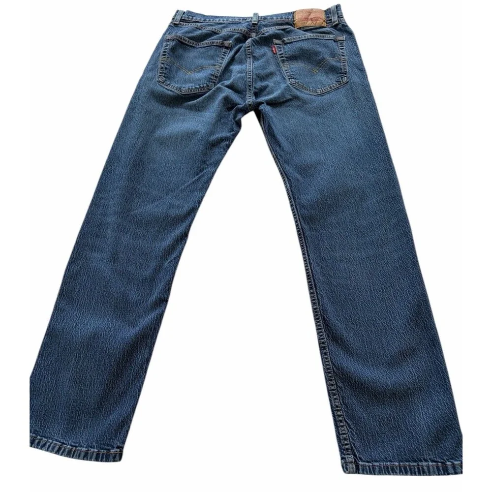 Levi’s 505 36x32 Regular Fit Straight Leg Jeans Medium Wash Red Tab Denim